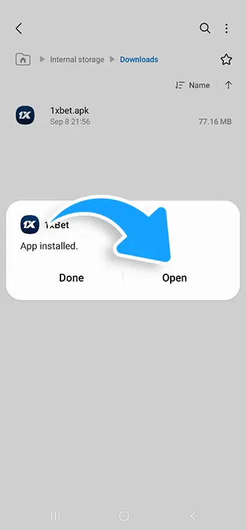 Step 9 - Open the app and log in or register